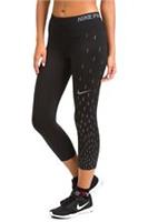 WOMENS NIKE PRO COOL CAPRI GRAPHIC PRINT TIGHTS SIZE XS (855277 010) BLACK/ GREY - XS Regular