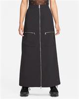 WOMENS NIKE SPORTSWEAR TECH PACK WOVEN LONG SKIRT SIZE S (DV8495 010) BLACK - S Regular