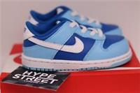 Nike Dunk Low Retro Kids | Blue | Size UK7.5 US8 EU25 | Argon Infants