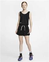 NIKE OLDER GIRLS HERITAGE ROMPER PLAYSUIT SIZE M (CJ7543 010) BLACK