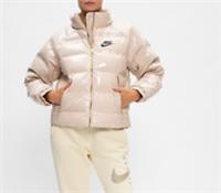 NIKE ICON CLASH SYNTHETIC FILL PUFFER JACKET SIZE XS (CU6712 140) BEIGE - XS Regular