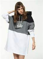 WOMENS NIKE FRENCH TERRY OVERSIZED HOODIE DRESS SIZE S (CJ3926 010) Loose Fit - S OVERSIZED