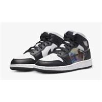 Nike Air Jordan 1 Mid (GS) Hologram Women's/Youth's UK 6 EUR 40 (DR9495 001)