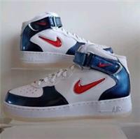 NIKE AIR FORCE 1 MID QS ,,Independence Day'' SIZE UK 9.5 EUR 44.5 (DH5623 101)