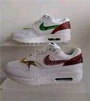 NIKE AIR MAX 1 PRM Animal Print SIZE UK 3.5 EUR 36.5 (BV1977 100)