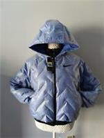 NIKE DOWN FILL HOODED PUFFER JACKET SIZE S (CU6707 430) BLUE / BLACK - S Regular