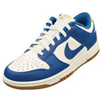 Nike Dunk Low Womens Fashion Trainers in White Blue