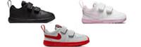 Nike Pico 5 Kids Infant Unisex Leather Trainers - Black/Grey-Red/ Pink-White