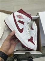 Nike Air Jordan 1 Mid Reverse Chicago | Red | Size UK4 4.5 5 | White Bred
