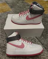 NIKE AIR FORCE 1 HIGH ID By You SIZE UK 4 EUR 37.5 (AQ3777 994) WHITE / PINK