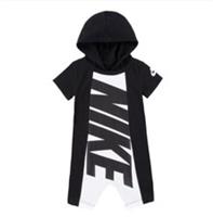 Nike Baby Romper Spell out Black/White Size 9-12 Months new