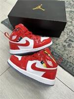 Nike Air Jordan 1 Mid Infants Kids | Barcelona | Size UK6.5 US7C | Chile Red AJ1