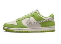 NIKE DUNK LOW AS ,,Safari Swoosh'' SIZE UK 11.5 EUR 47 (DR0156 300) CHLOROPHYLL