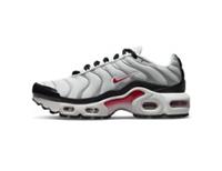 NIKE AIR MAX PLUS (GS) SIZE UK 5.5 EUR 38.5 (CD0609 017) PHOTON DUST/VARSITY RED