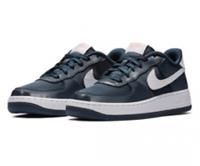 NIKE AIR FORCE 1 VDAY (GS) YOUTH SIZE 5 EUR 38 (BQ6980 400) NAVY / WHITE
