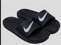 Nike Youth Boy's Kawa Slide Sandals Black/White #819352-001 Size:11.5