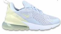 WMNS AIR MAX 270 'FOOTBALL GREY ALABASTER U.K. SIZE 3 **BOX HAS NO LID**