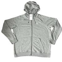 Nike Grey Zip-Up Hoodie Womens Grey Heather Regular Full Zip Bnwt Gym Jumper