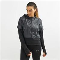 NIKE THERMA SPHERE ELEMENT RUNNING 2in1 TOP/JACKET SIZE S (AQ9821 010) BLACK - S REGULAR