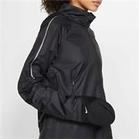 NIKE SHIELD RUNNING JACKET WOMENS SIZE S (CU3385 010) BLACK - S Regular