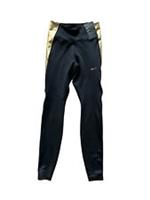 BNWT Nike Training One Tight Leggings In Black and Gold Womens size Small - S Regular
