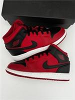 Nike Air Jordan 1 Mid Reverse Bred 2021 GS 554725-660 UK 4 Brand New In Box