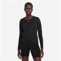 NIKE DRI-FIT ONE STANDARD FIT LONG SLEEVE TOP SIZE L (DD0641 010) BLACK - L Regular