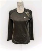 NIKE DRI-FIT LONG SLEEVE RUNNING TOP SIZE S (885255 010) BLACK - S Regular