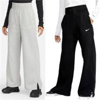 Nike Womens Joggers Phoenix Fleece High Waisted Wide Leg Sweatpants - S Regular