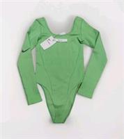 NIKE CITY READY LONG SLEEVE BODYSUIT SIZE S (CU6111 378) GREEN - S Regular