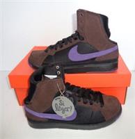 NIKE Ladies Brown Womens Mid Top Suede Vintage Trainers Shoes New Size UK 5.5