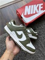 Nike Dunk Low | Olive Green | Size UK7.5 | Leather Khaki Army