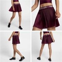 NIKE NikeLab TENNIS PLEATED SKIRT 2in1 SIZE S (AA4841 609) BORDEAUX - S Regular