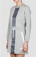 NIKE TECH FLEECE SPLATTER DRESS SIZE L (803020 063) GREY/ WHITE - L Regular