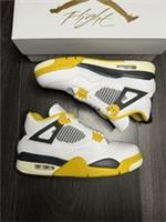 Nike Air Jordan 4 Vivid Sulfur Yellow AQ9129-101 Womens UK 8.5