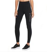 Nike Sportswear Women's Black Swoosh High Rise Leggings