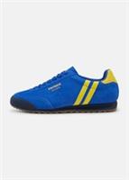 Patrick Dijon Mens Trainers Casual Shoes Royal Blue Yellow Navy