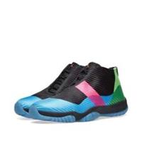 NIKE AIR JORDAN FUTURE Q54 (GS)YOUTH SIZE 6 EUR 40 (AT9192 001)BLACK/MULTICOLOUR