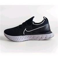 NIKE REACT INFINITY RUN FLYKNIT SIZE UK 6 EUR 40 (CD4371 002) BLACK / WHITE