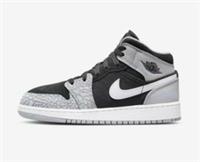 NIKE AIR JORDAN 1 MID SE (GS) ,Elephant Print' SIZE UK 5.5 EUR 38.5 (DM6216 016)