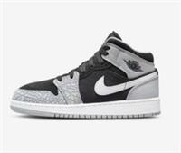 NIKE AIR JORDAN 1 MID SE (GS) ,Elephant Print' SIZE UK 4 EUR 36.5 (DM6216 016)