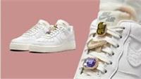 NIKE AIR FORCE 1 LO PRM ,,Bling'' SIZE UK 4-6 (DN5463 100)