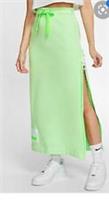 NIKE NSW FLEECE LONG ZIP SKIRT SIZE XS (CT0878 376) VAPOR GREEN - XS Regular