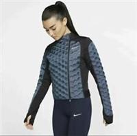 NIKE AEROLOFT RUNNING JACKET SIZE L (BV3847 464) AQUA BLUE/BLACK - L Regular