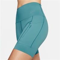 NIKE GO CYCLING HIGH RISE 8" SHORTS WOMEN'S UK S - DQ5923 440 - S Regular