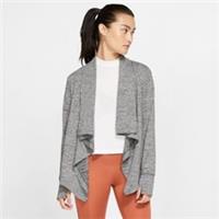 NIKE YOGA STRETCHED DRAPED CARDIGAN WOMEN'S UK M - CD3210 010 - M Regular