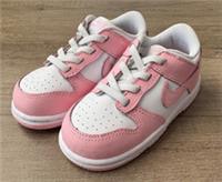 NIKE Dunk Low TD Toddler Baby Pink White (FB9107-125) Size UK 7.5 EUR 25 NEW