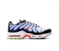 NIKE AIR MAX PLUS GS UK 5 UNISEX 'WHITE CRIMSON' - CD0609 107