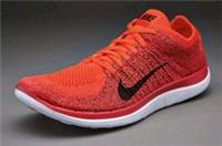 NIKE FREE 4.0 FLYKNIT UK 7.5 'BRIGHT CRIMSON' - 631053 603