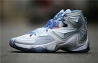 NIKE LEBRON XIII XMAS UK 14 'SUMMIT WHITE BLUE TINT' - 816278 144